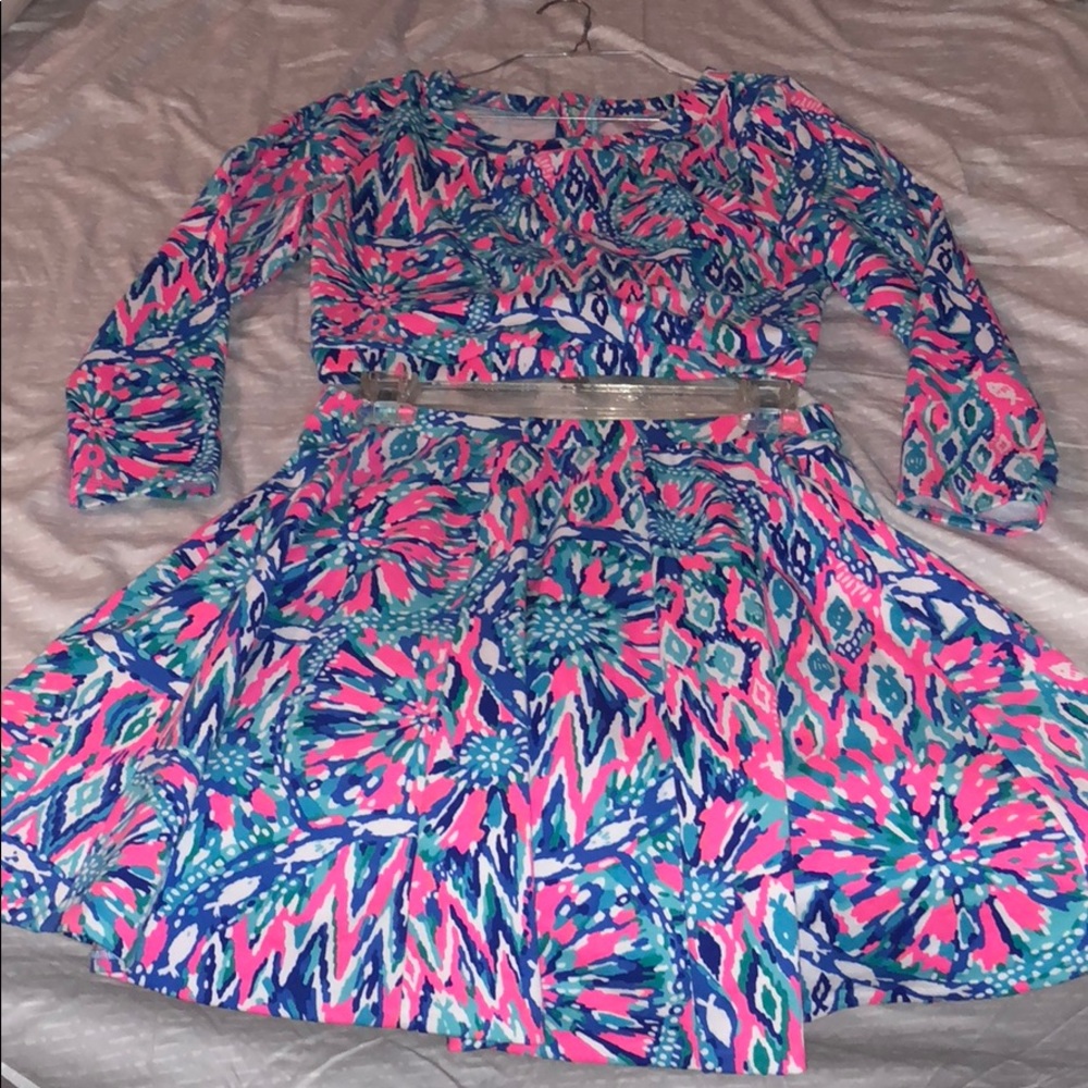 2-Piece Lilly high waisted skort set.